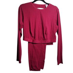 NWT Savage X Fenty by Rhianna Women's Deep Rose Loungewear Sz 3X